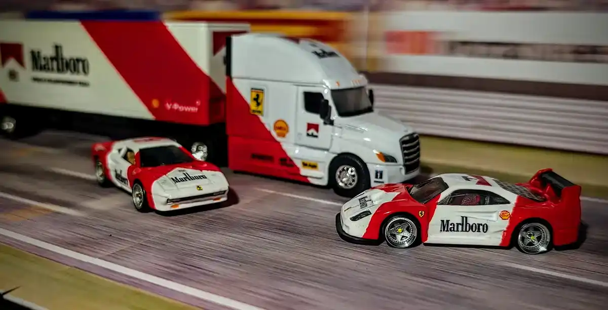 Ferrari Marlboro Race Team Customs with MCH Waterslide Decals