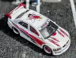 Astroboy decals on custom 1-64 Hot Wheels